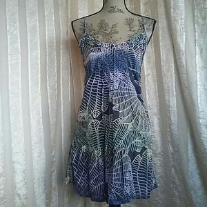 O'Neill Tropical Palm Print Design Camisole Dress